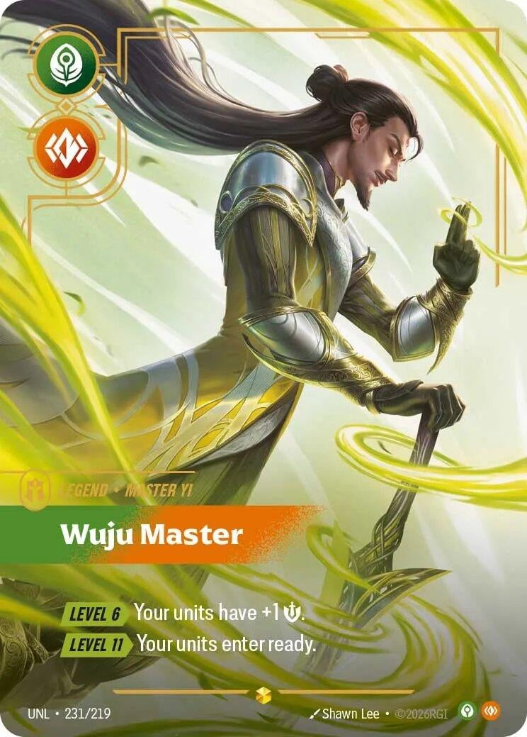 Master Yi - Wuju Master (Overnumbered) (231/219) (UNL)