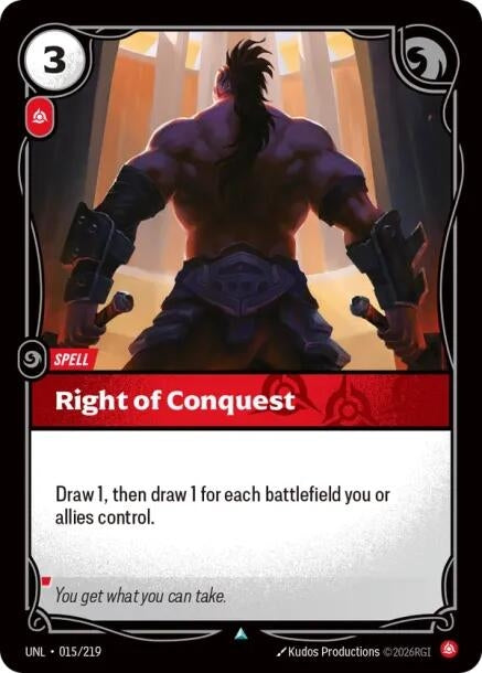 Right of Conquest (015/219) (UNL)