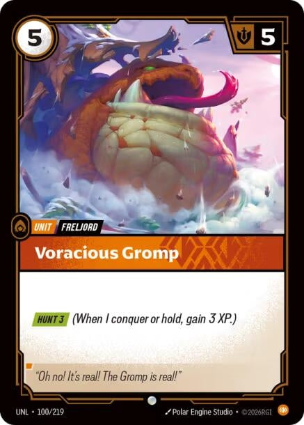 Voracious Gromp (100/219) (UNL)