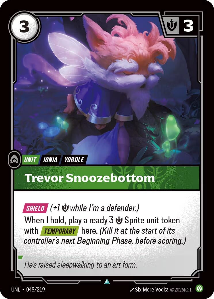 Trevor Snoozebottom (048/219) (UNL)