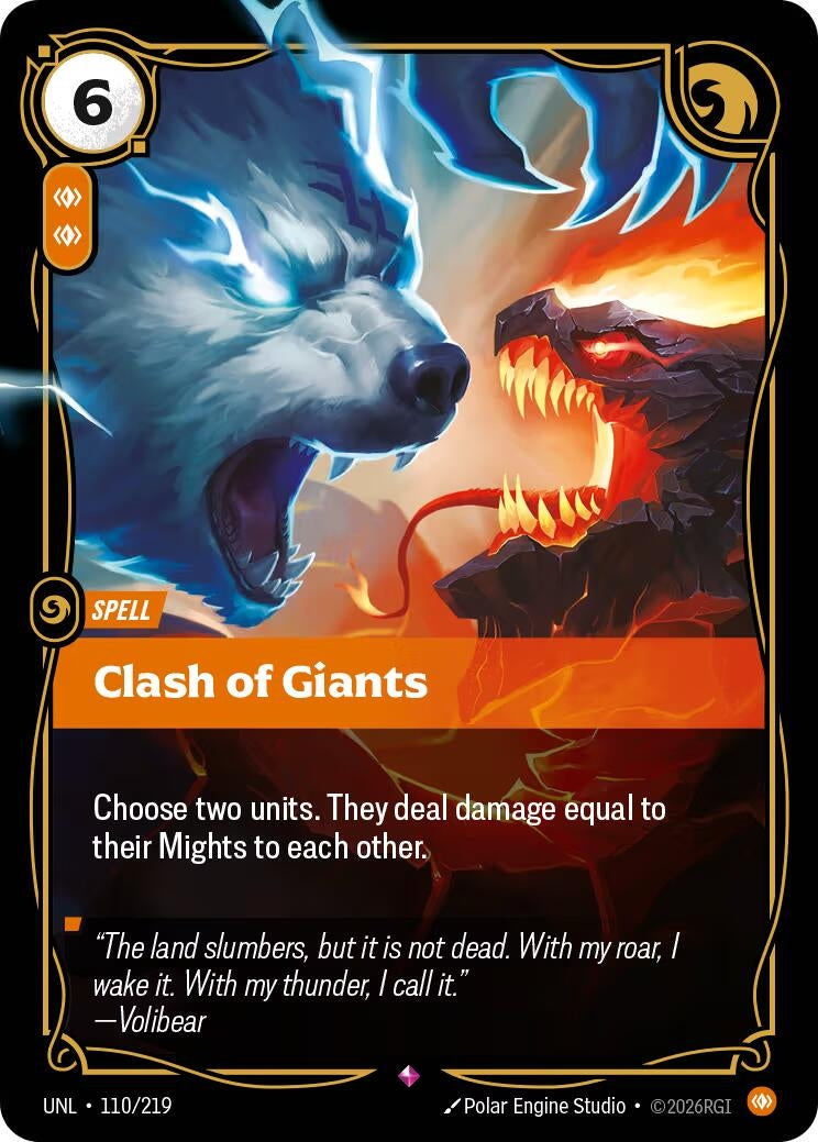 Clash of Giants (110/219) (UNL)
