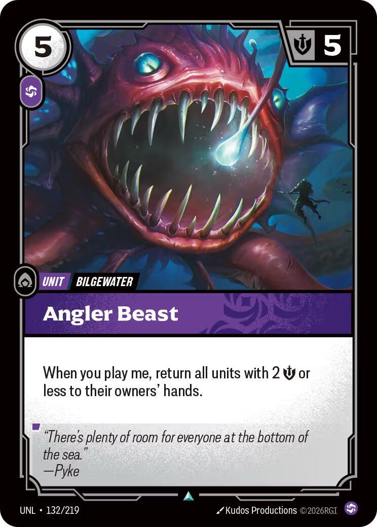 Angler Beast (132/219) (UNL)