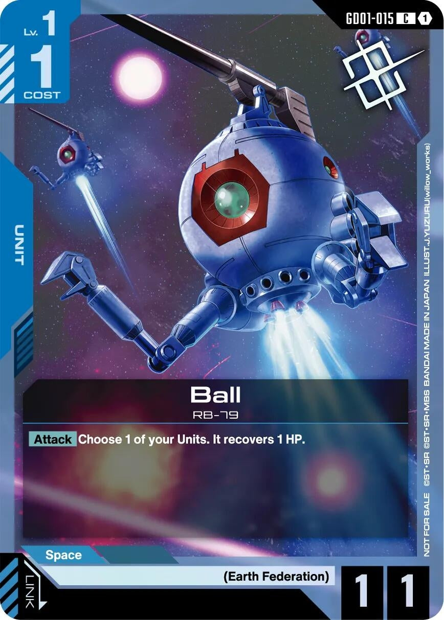 Image for Ball (Judge Pack 02) (GD01-015) (GCG-PR) - Gundam Card Game