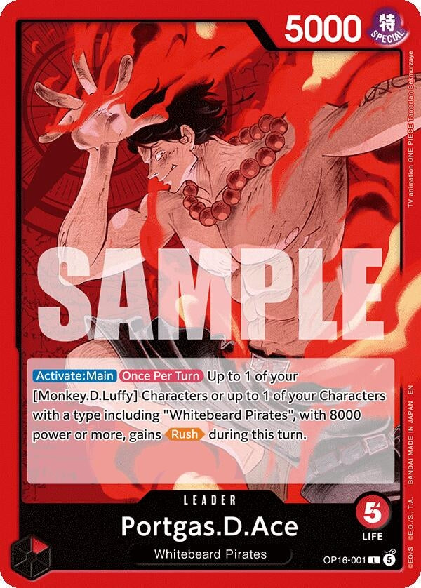 Portgas.D.Ace (001) (OP16-001) (OP16)