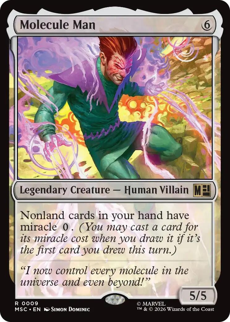 Image for Molecule Man (Surge Foil) (9) (MSC) - Magic: The Gathering