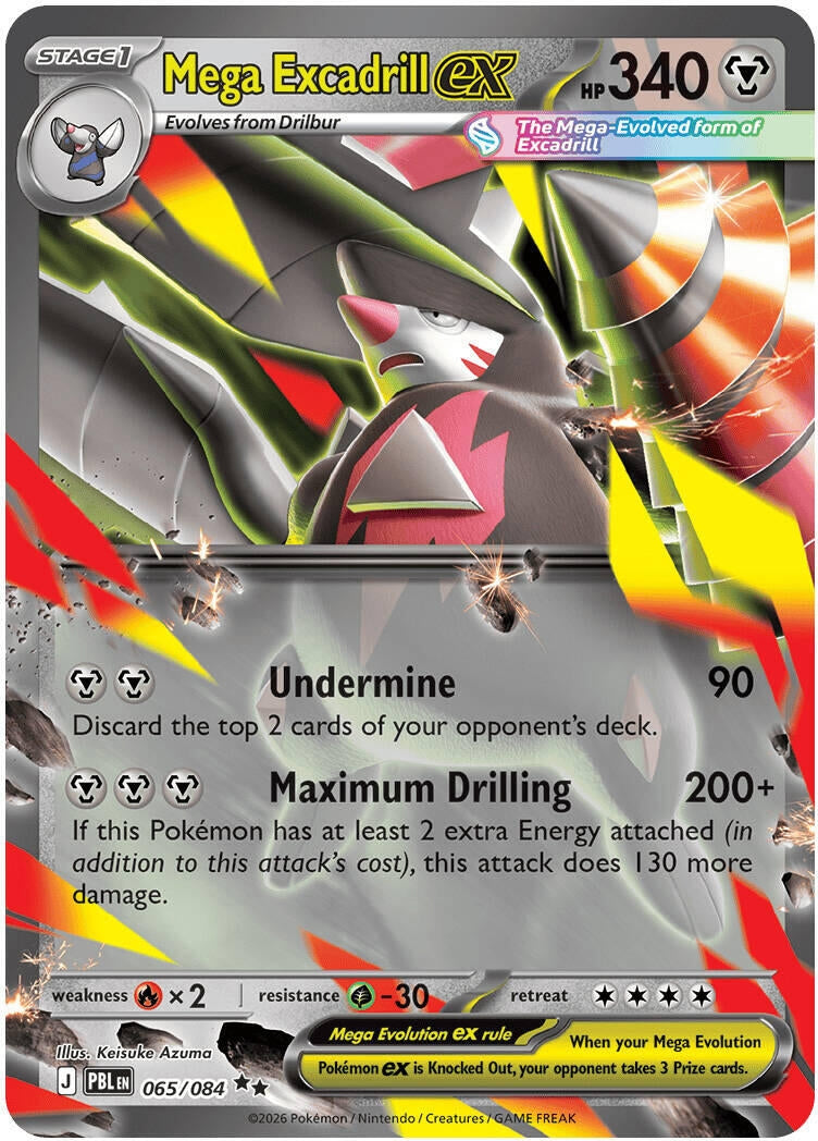 Image for Mega Excadrill ex (065/084) (PBL) - Pokemon