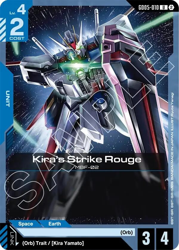 Image for Kira's Strike Rouge (GD05-010) (GD05) - Gundam Card Game