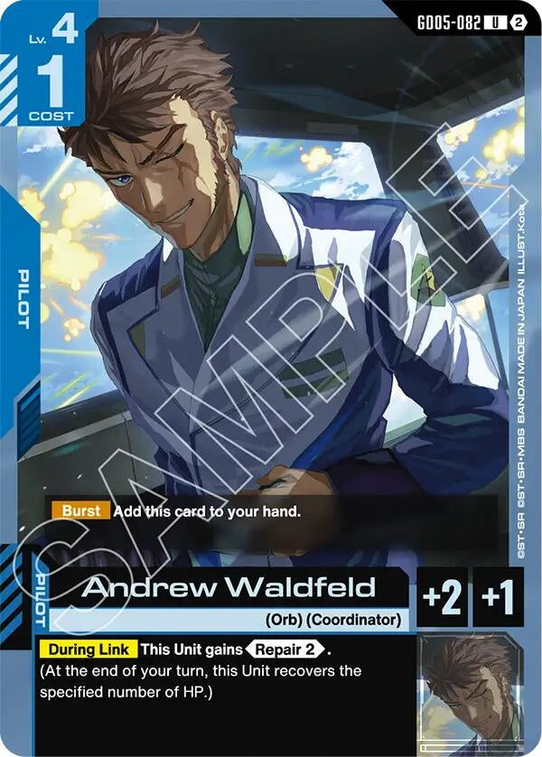 Image for Andrew Waldfeld (GD05-082) (GD05) - Gundam Card Game