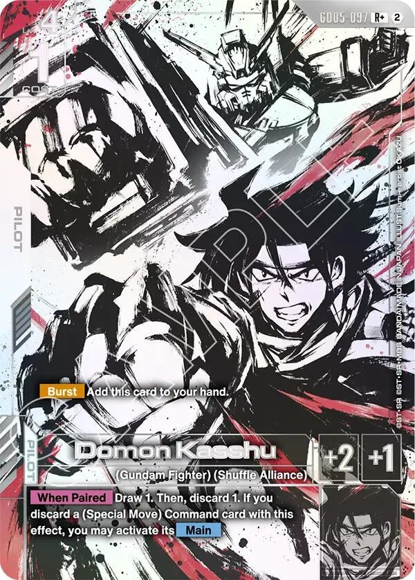 Image for Domon Kasshu (R+) (GD05-097) (GD05) - Gundam Card Game