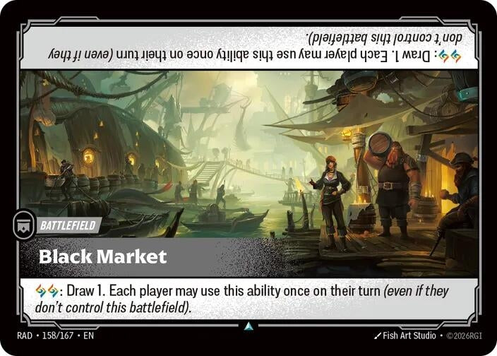 Image for Black Market (158/167) (RAD) - Riftbound: League of Legends Trading Card Game