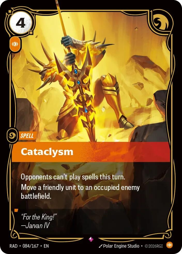 Image for Cataclysm (084/167) (RAD) - Riftbound: League of Legends Trading Card Game