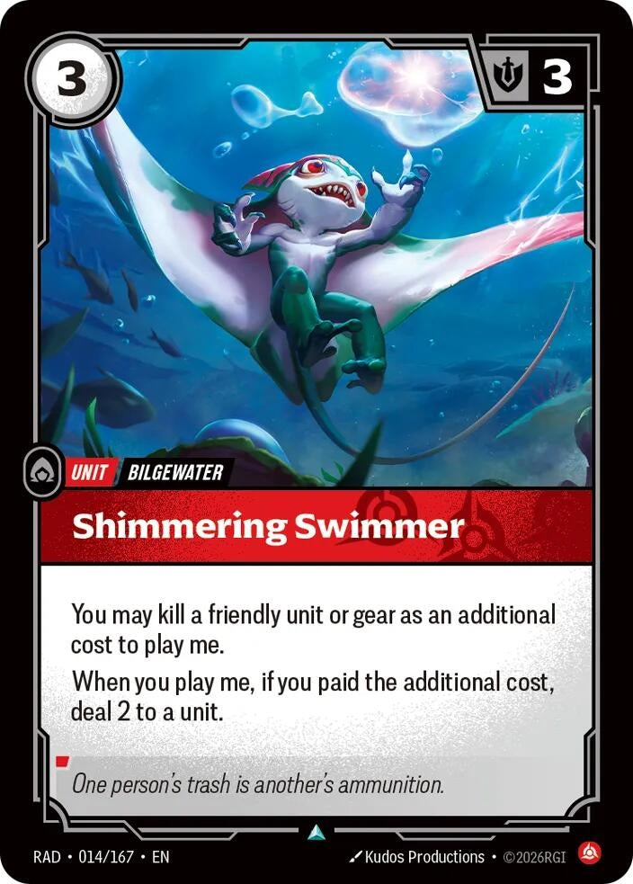 Image for Shimmering Swimmer (014/167) (RAD) - Riftbound: League of Legends Trading Card Game