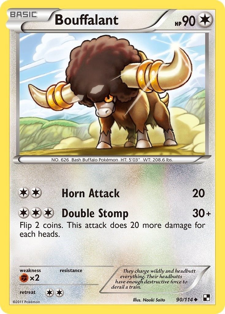 Image for Bouffalant (90) (90/114) (BLW) - Pokemon