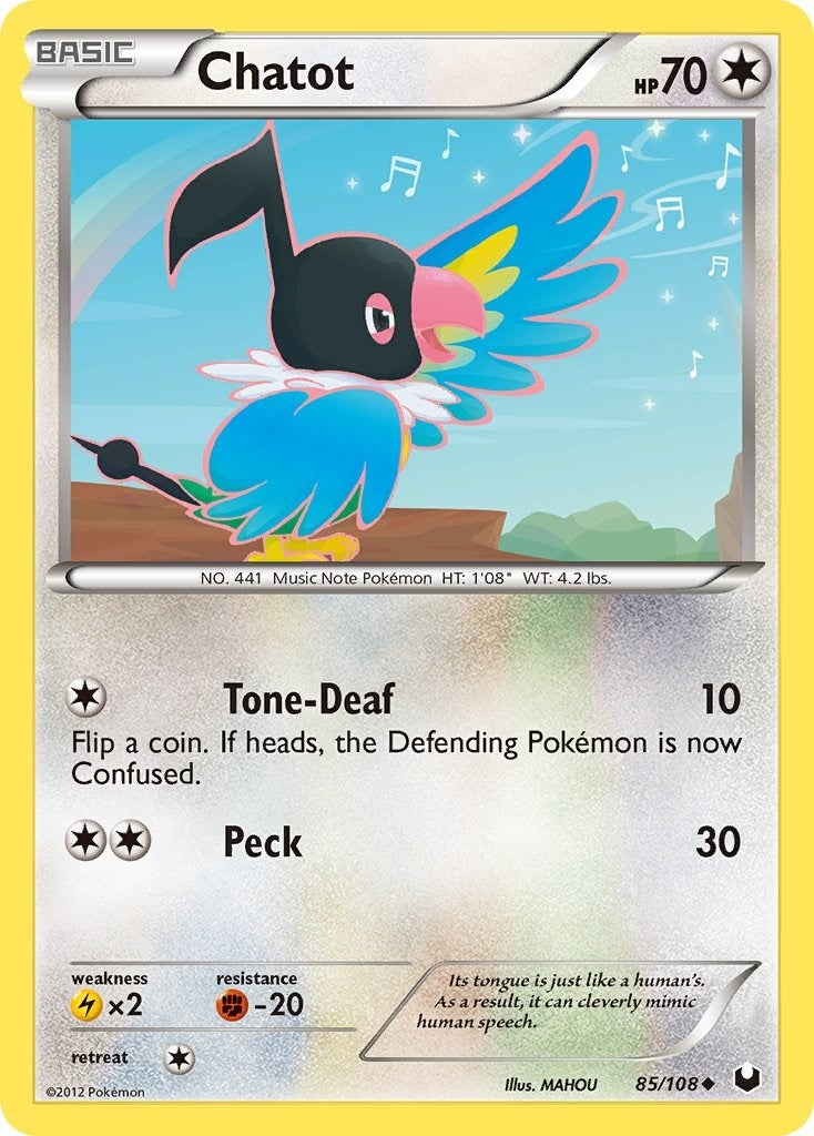 Image for Chatot (85/108) (DEX) - Pokemon