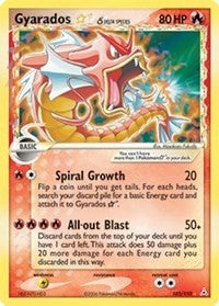Image for Gyarados Star (Delta Species) (102/110) (HP) - Pokemon
