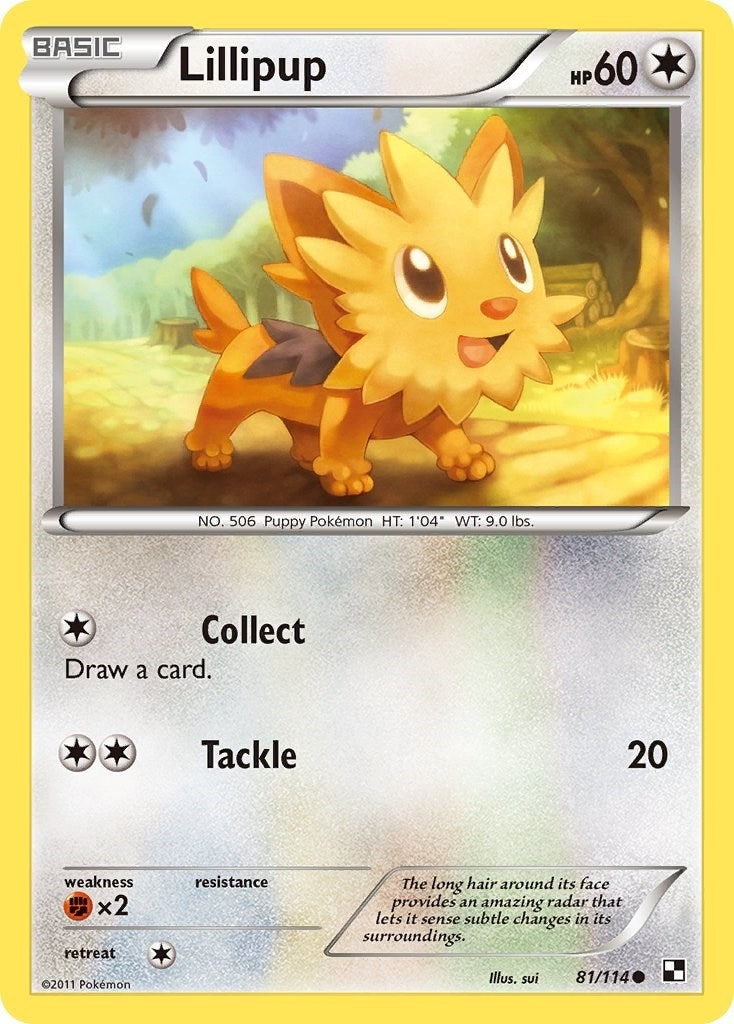 Image for Lillipup (81) (81/114) (BLW) - Pokemon