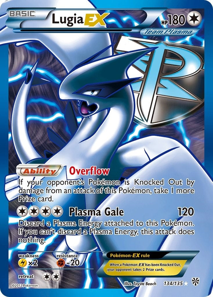 Image for Lugia EX (Team Plasma) (134 Full Art) (134/135) (PLS) - Pokemon