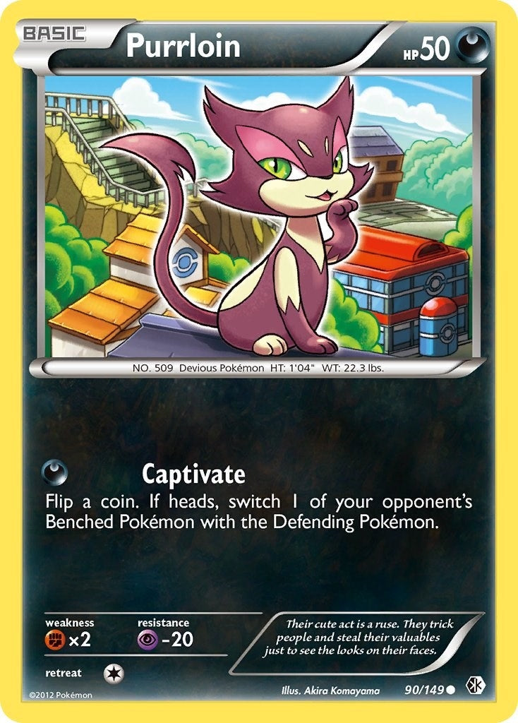 Image for Purrloin (90/149) (BCR) - Pokemon