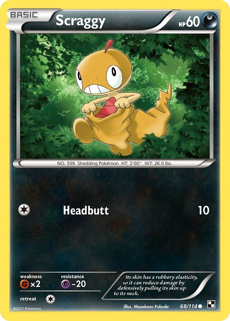 Image for Scraggy (68/114) (BLW) - Pokemon