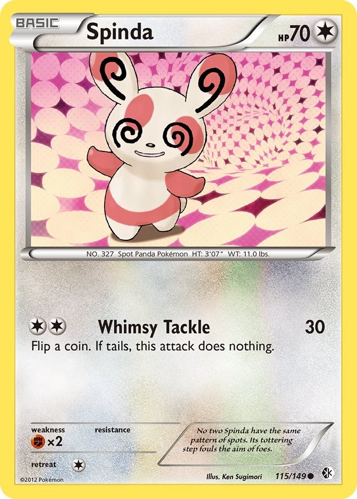 Image for Spinda (115/149) (BCR) - Pokemon