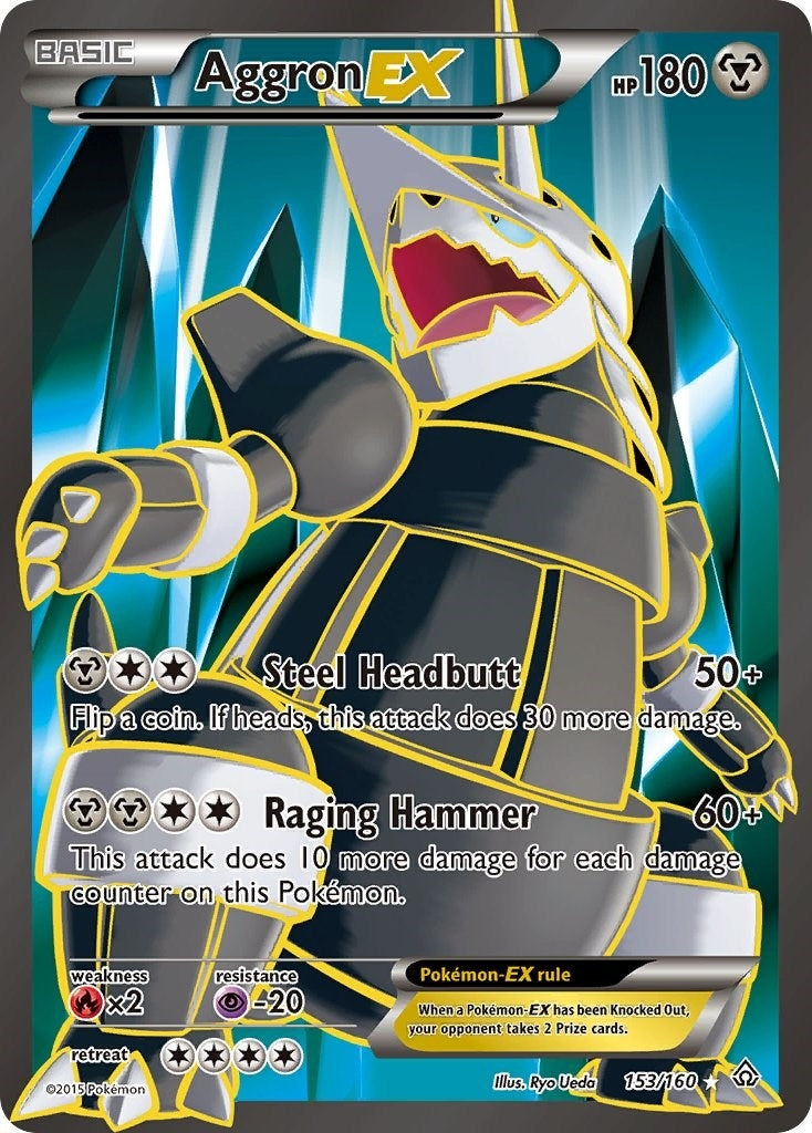Image for Aggron EX (153 Full Art) (153/160) (PRC) - Pokemon