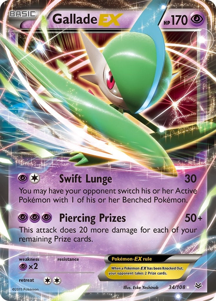 Image for Gallade EX (34/108) (ROS) - Pokemon