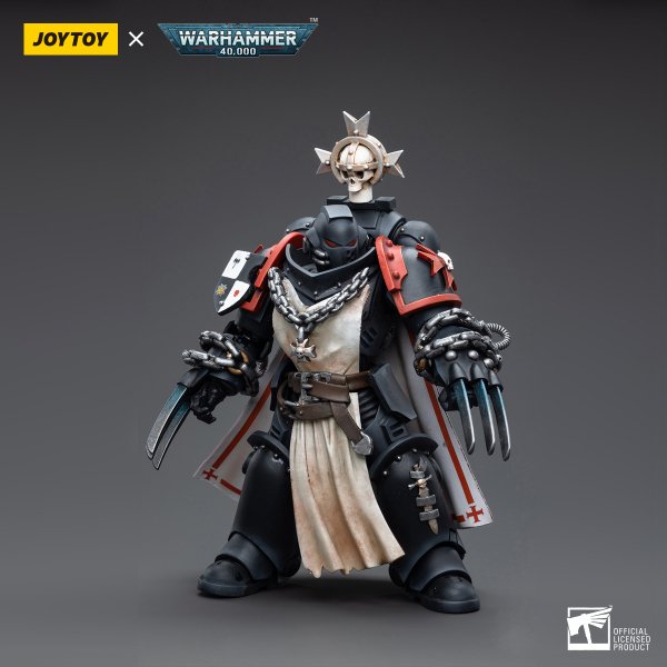 JoyToy - Warhammer 40000 - Black Templars Primaris Sword Brethren Alberic - Figurine