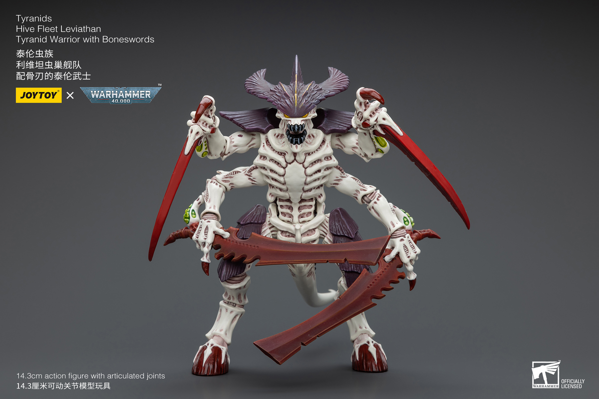 JoyToy - Warhammer 40000 - Tyranids Hive Fleet Leviathan Tyranid Warrior with Boneswords