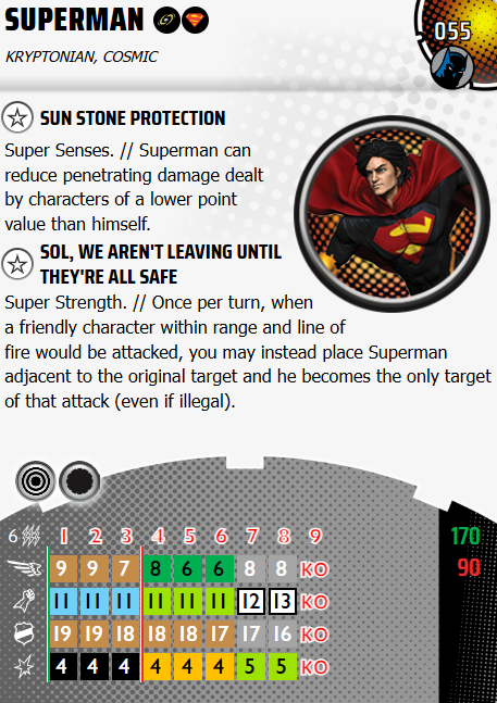 Heroclix - DC - Fight for Gotham City: Superman 055