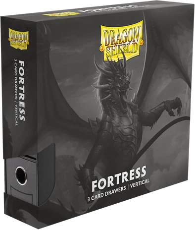 Dragon Shield - Fortress Card Drawers - Vertical 3 Row - Black