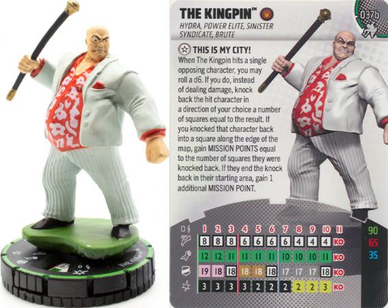 Heroclix - Spider-man Beyond Amazing - The Kingpin #037b