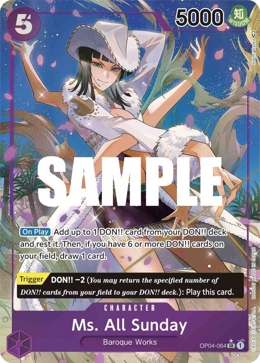 Ms. All Sunday (Alternate Art) (OP04-064) (OP04)