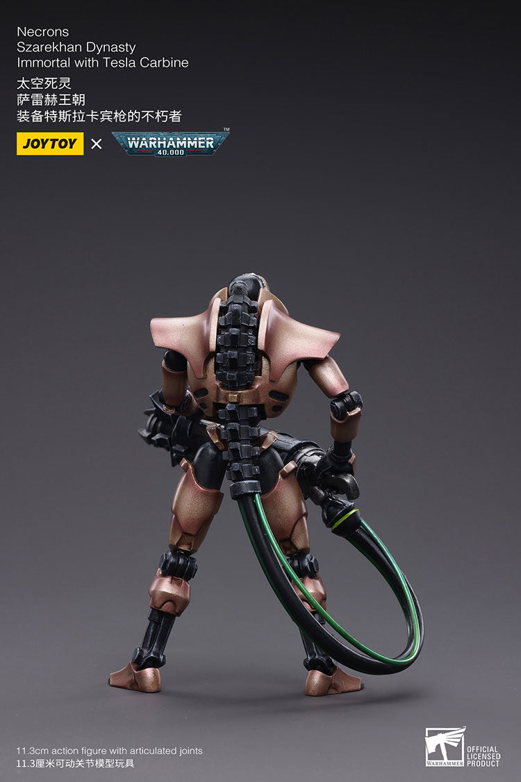 JoyToy - Warhammer 40000 - Necrons Szarekhan Dynasty lmmortal with Tesla Carbine