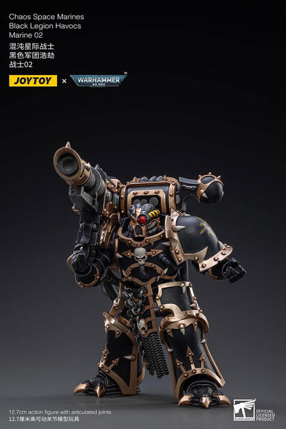 JoyToy - Warhammer 40000 - Chaos Space Marines Black Legion Havocs Marine 02