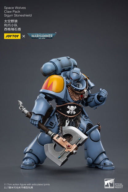 JoyToy - Warhammer 40000 - Space Wolves Claw Pack Sigyrr Stoneshield