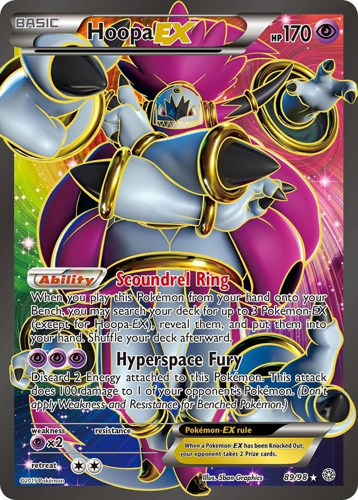 Image for Hoopa EX (89 Full Art) (89/98) (AOR) - Pokemon