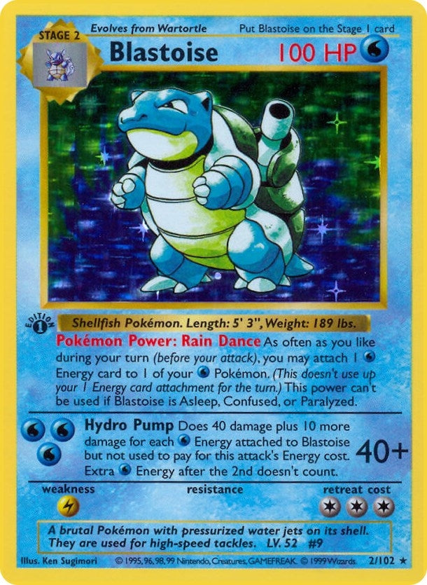 Image for Blastoise (002/102) (BSS) - Pokemon