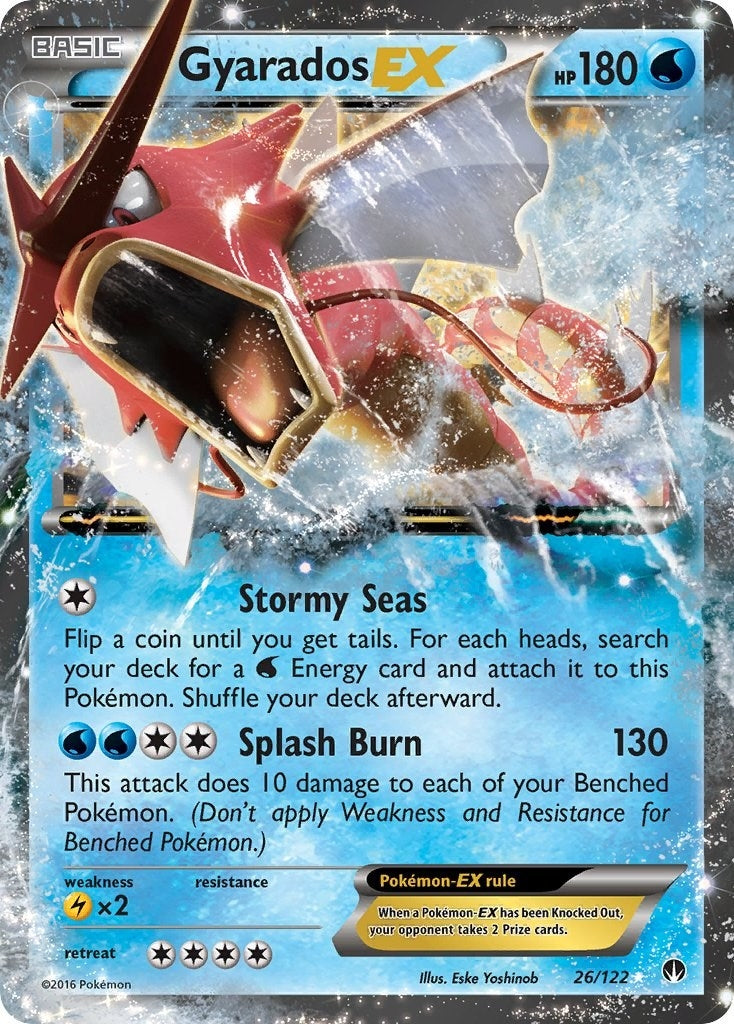 Image for Gyarados EX (26/122) (BKP) - Pokemon