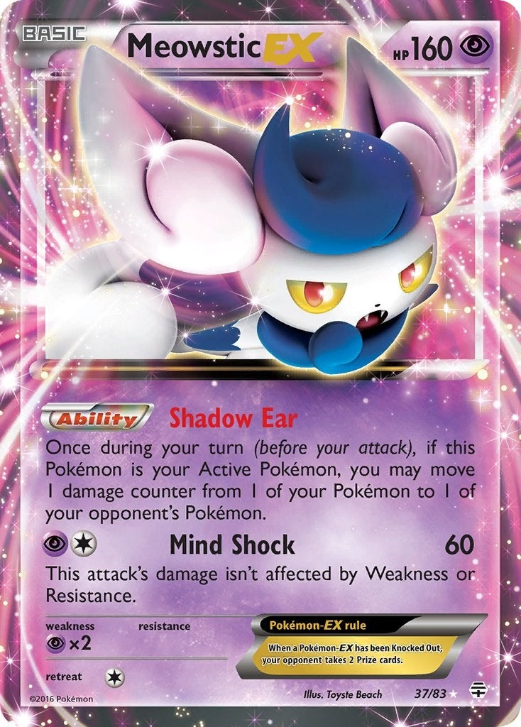 Image for Meowstic EX (37/83) (GEN) - Pokemon