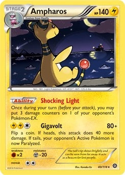 Image for Ampharos - 40/114 (XY Steam Siege) (040/114) (PR) - Pokemon
