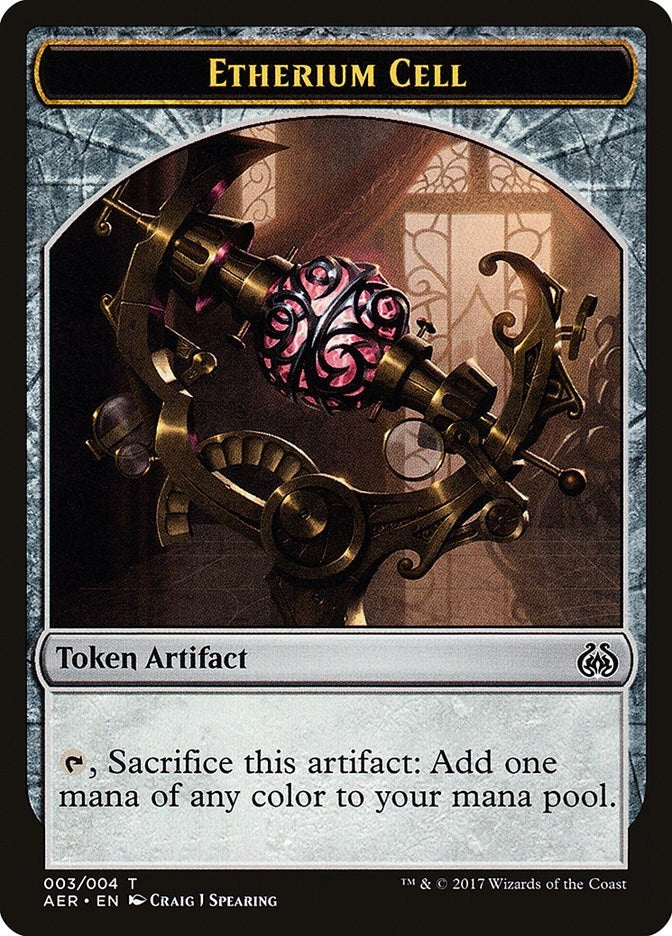 Image for Etherium Cell Token (3) - Magic: The Gathering