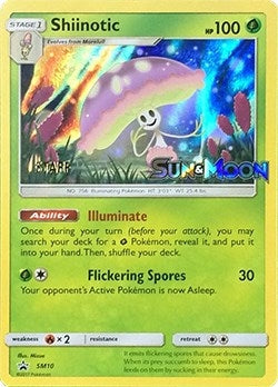 Image for Shiinotic - SM10 (Prerelease) [Staff] (SM10) (SMP) - Pokemon