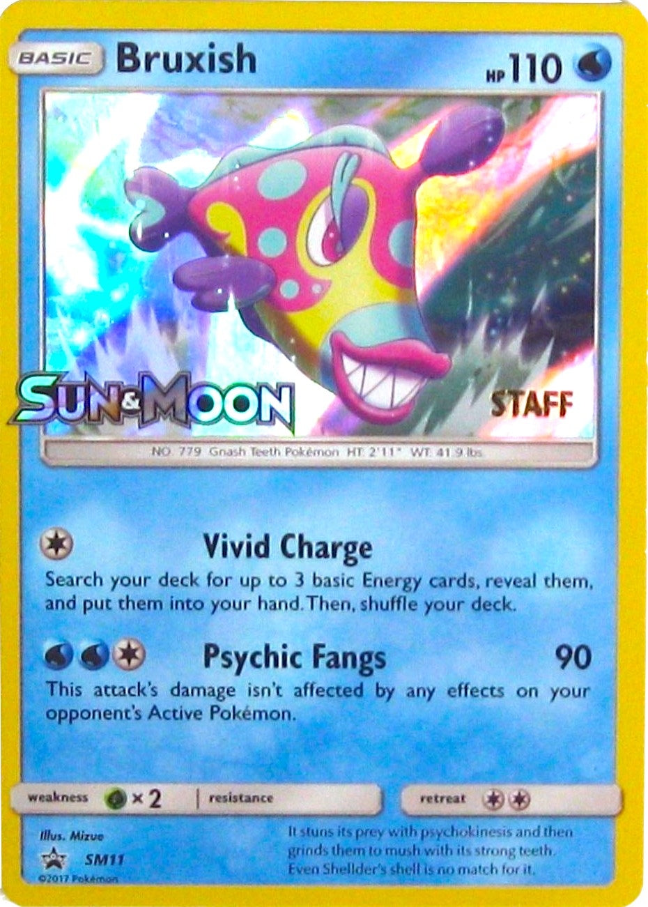Image for Bruxish - SM11 (Prerelease) [Staff] (SM11) (SMP) - Pokemon