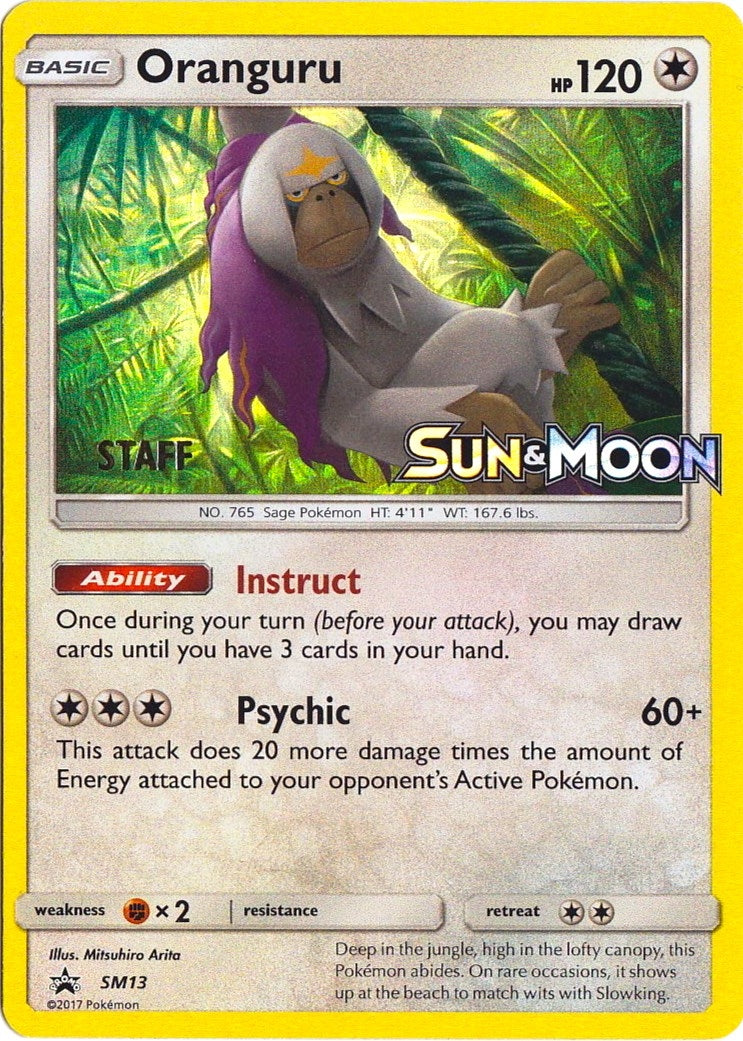 Oranguru - SM13 (Prerelease) [Staff] (SM13) (SMP)