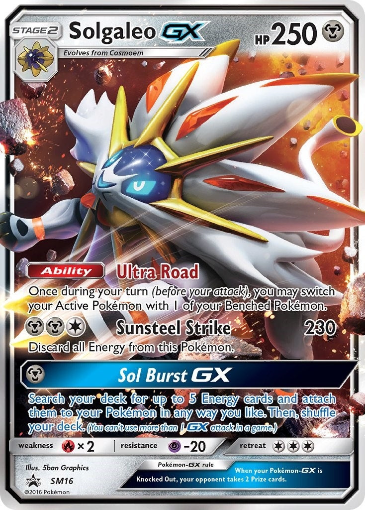 Image for Solgaleo GX - SM16 (SM16) (SMP) - Pokemon