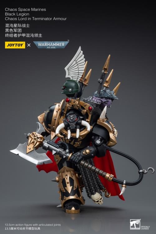 JoyToy - Warhammer 40000 - 	Black Legion: Chaos Lord in Terminator Armour