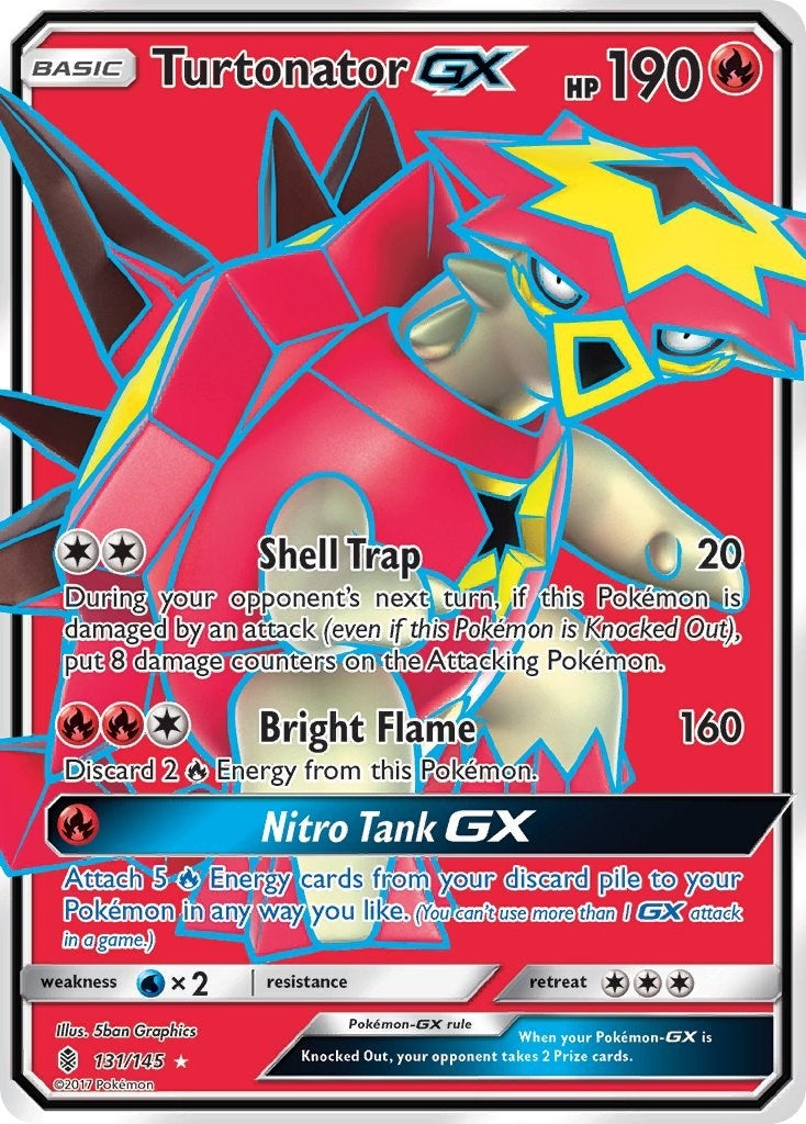 Image for Turtonator GX (Full Art) (131/145) (SM02) - Pokemon