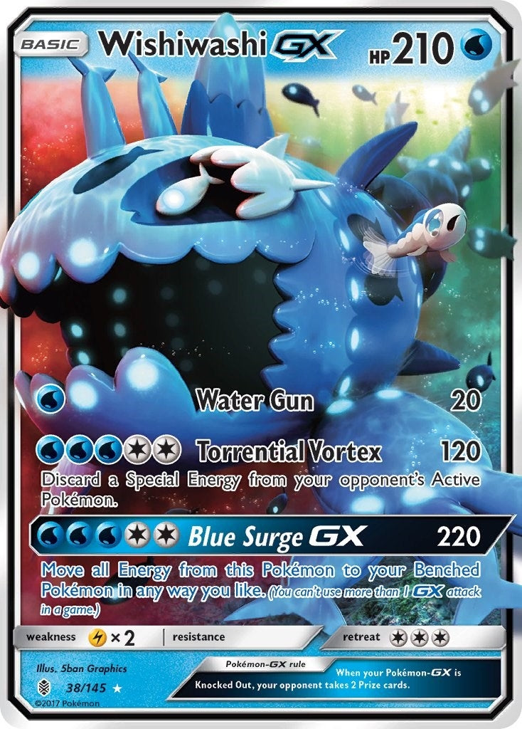 Image for Wishiwashi GX (38/145) (SM02) - Pokemon