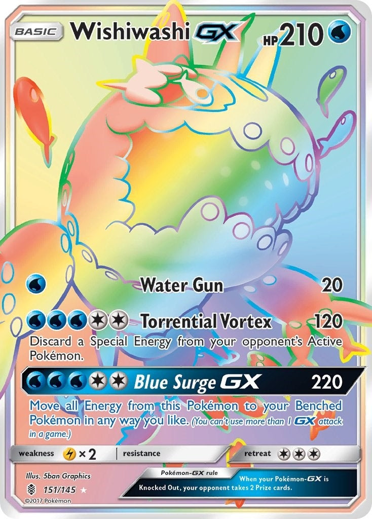 Image for Wishiwashi GX (Secret) (151/145) (SM02) - Pokemon