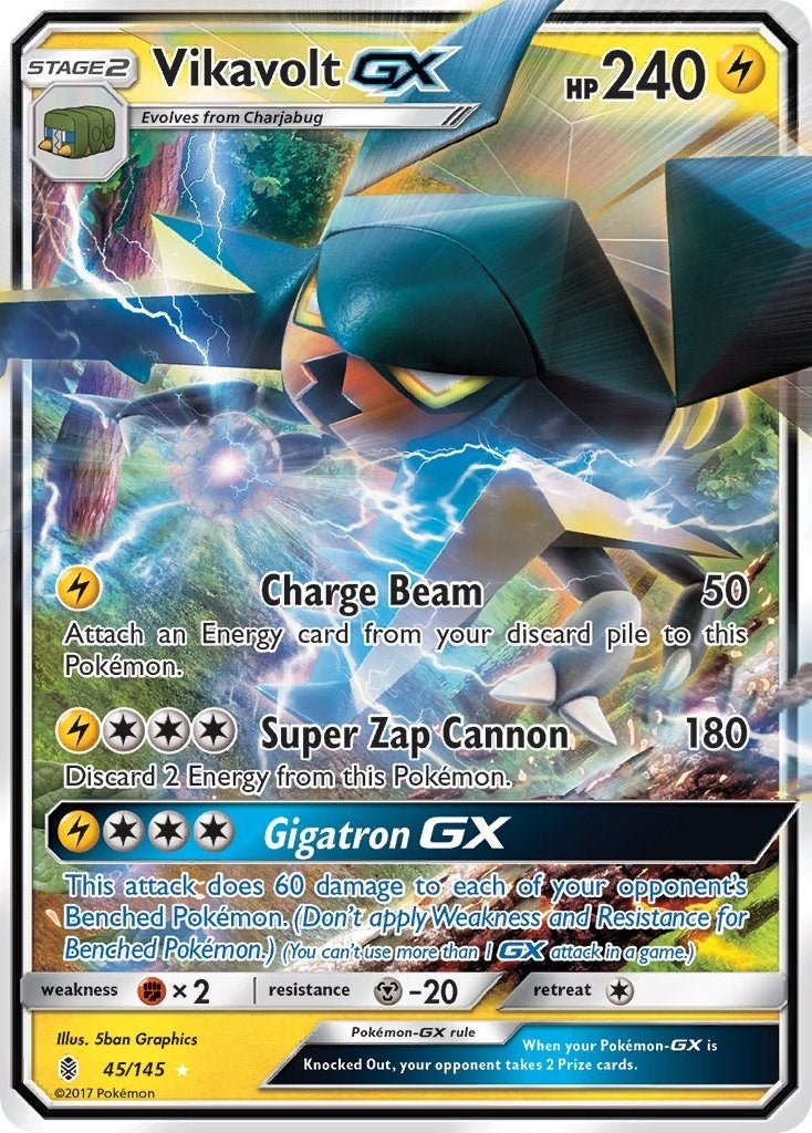 Image for Vikavolt GX (45/145) (SM02) - Pokemon
